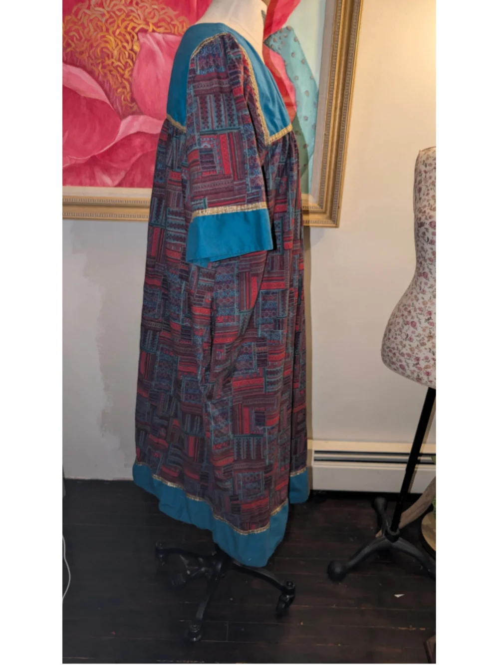 Vintage Krist Gundsen Kaftan Dress Size XL
